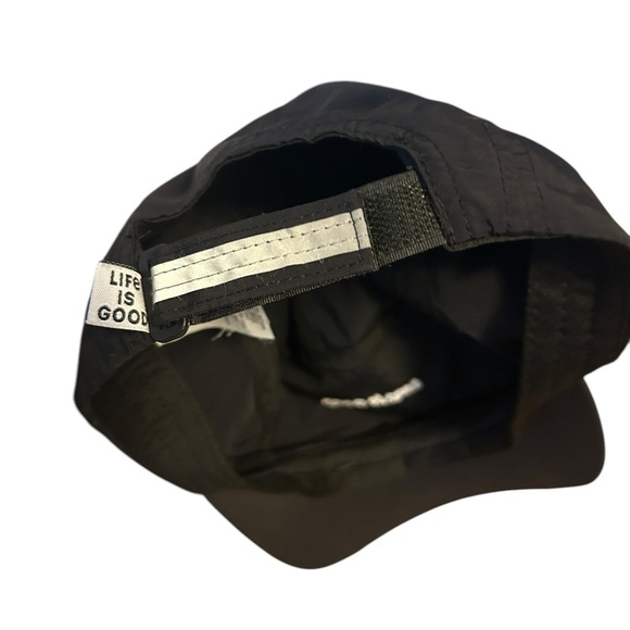 Life is Good Black Adjustable Active Cap - Picture 2 of 3